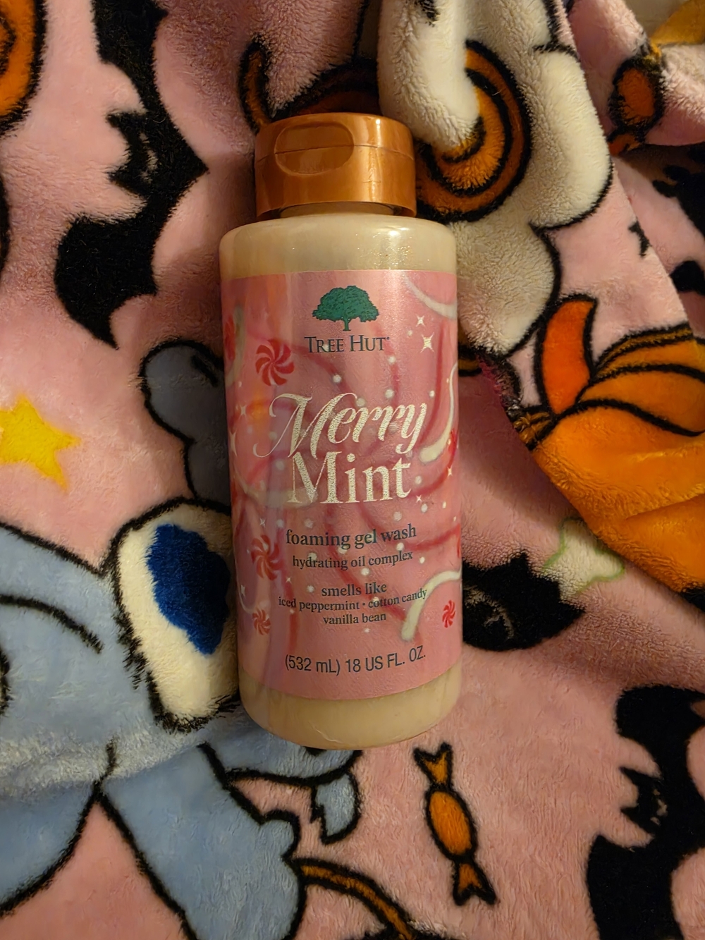 Tree Hut Merry Mint Foaming Gel Wash — Pink